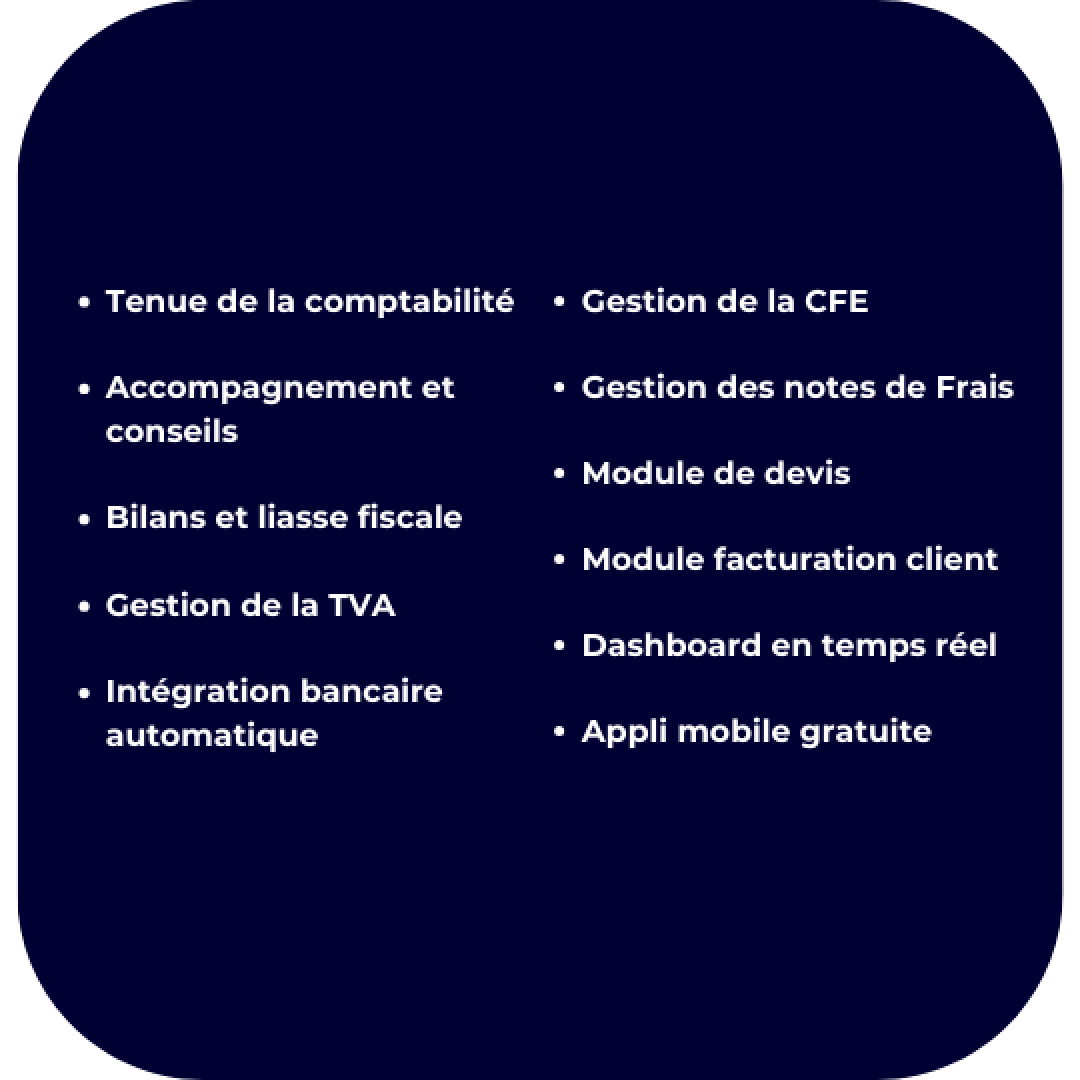 Détail des prestations comptabilité associations